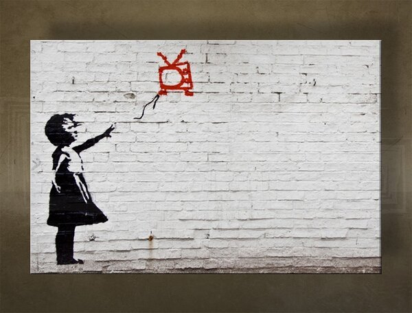 Obraz na plátně 1 kus Street ART - Banksy