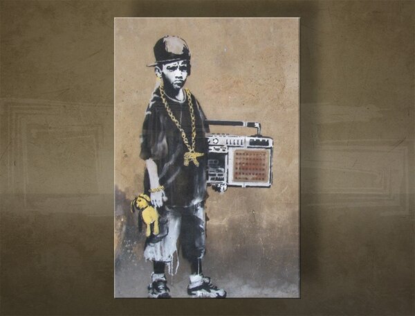 Obraz na plátně 1 kus Street ART - Banksy