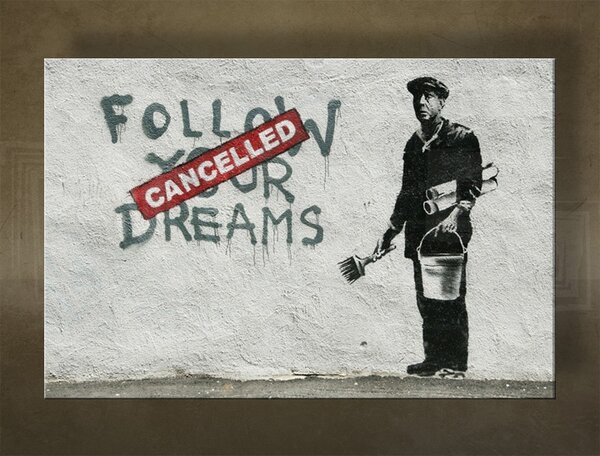 Obraz na plátně 1 kus Street ART - Banksy