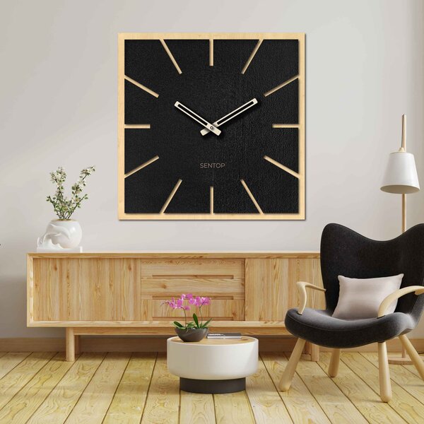 Dřevěné nástěnné hodiny z HDF JAVOR - až 50 x 50 cm | HDFK022: HDF - Javor HDF - Javor 30 cm Světlé 4198-68035 HDFK022