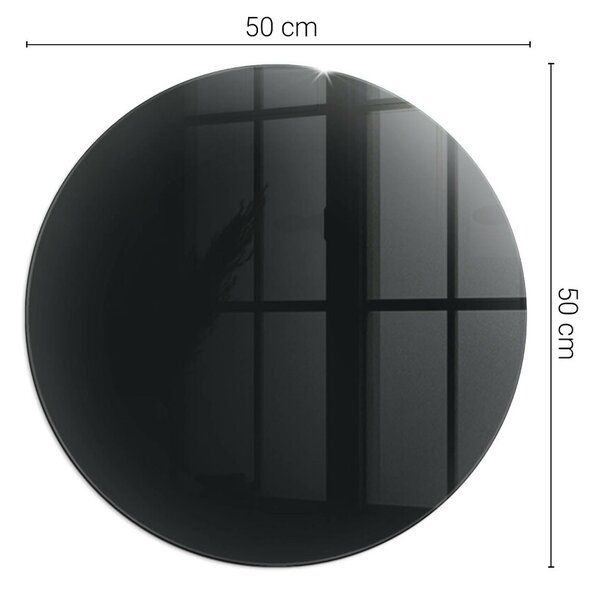Kulatá podložka pod krb Barva Černá ppkon-cc1f1b1a