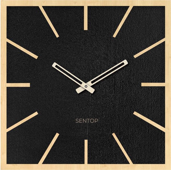 Dřevěné nástěnné hodiny z HDF JAVOR - až 50 x 50 cm | HDFK022: HDF - Javor HDF - Javor 30 cm Světlé 4198-68035 HDFK022