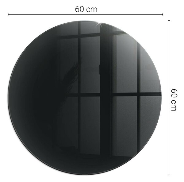 Kulatá podložka pod krb Barva Černá ppkon-cc1f1b1a