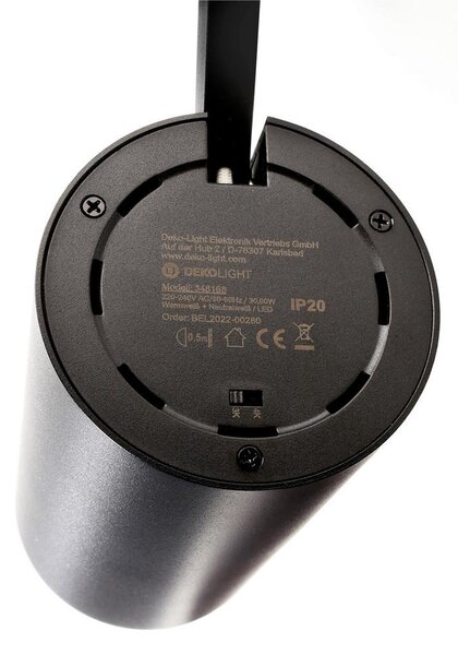 IMPR 348168 Deko-Light stropní přisazené svítidlo Lucea 30 černá 220-240V AC/50-60Hz 30,00 W 3000/4000 K 2900 lm tmavě černá RAL 9005