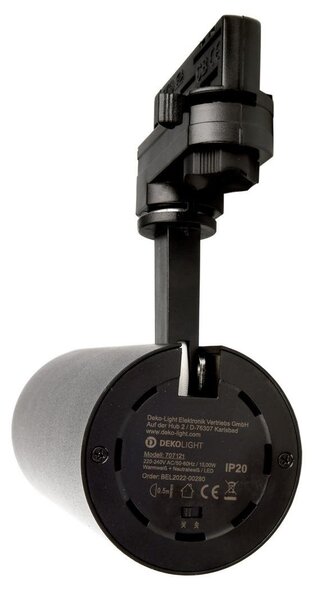 IMPR 707121 Deko-Light kolejnicový systém 3-fázový 230V Lucea 20 černá 220-240V AC/50-60Hz 20,00 W 3000/4000 K tmavě černá RAL 9005
