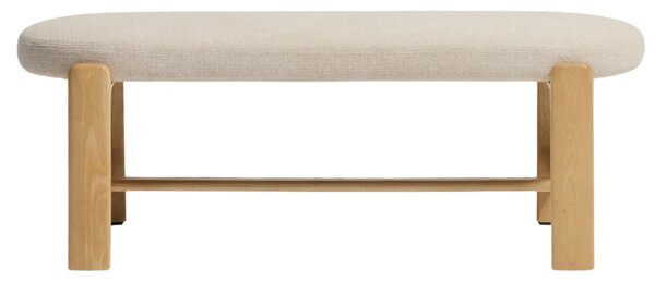 Kave Home Béžová lavice Granite 120 cm