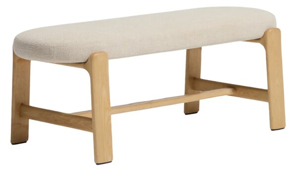 Kave Home Béžová lavice Granite 120 cm