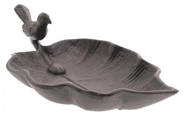 Litinové pítko pro ptáčky Bird – 26x15x8 cm