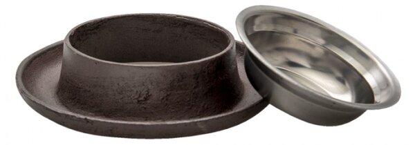 Miska v kovovém kruhovém stojanu – 22x5 cm