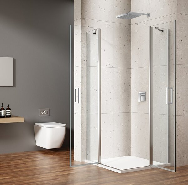 Gelco Gelco, LORO čtvercová sprchová zástěna 900x900 mm, rohový vstup, GN4890-01