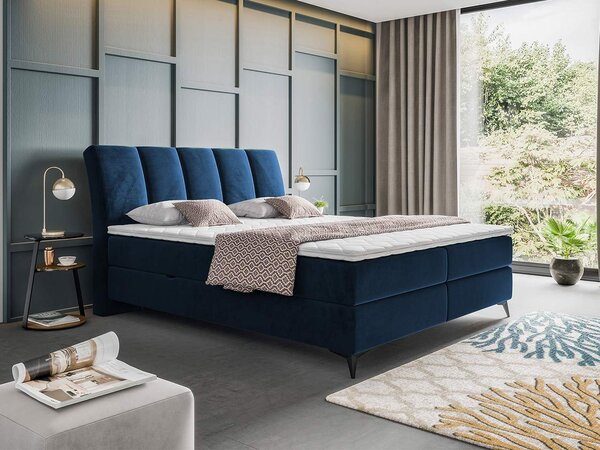 HezkýNábytek.cz Boxspring postel Basil (160x200) (Fresh 01). 1060011