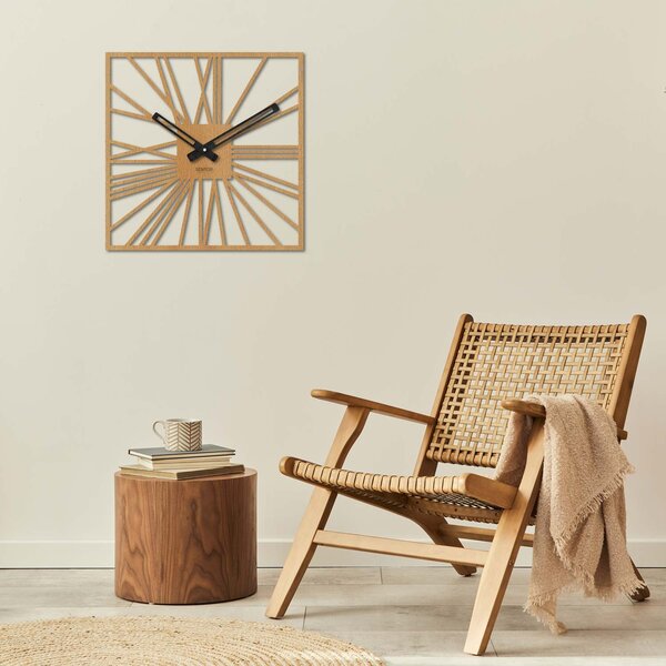 Nástěnné hodiny - Sentop | HDFK030 | dřevěné: HDF - Dub 30 cm Světlé 4237-71386 HDFK030