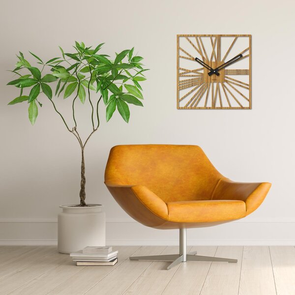 Nástěnné hodiny - Sentop | HDFK030 | dřevěné: HDF - Dub 30 cm Světlé 4237-71386 HDFK030