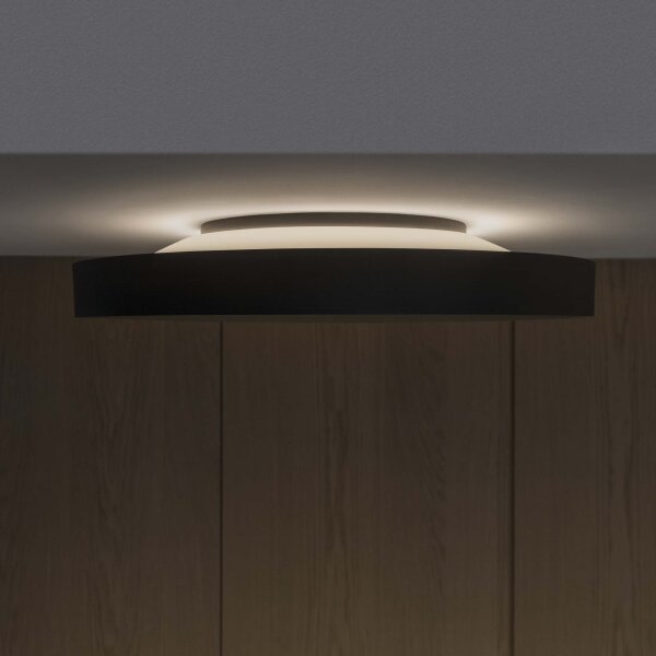 Ideal Lux-LED Stropní svítidlo FLY LED/26W/230V 2700K pr. 45 cm CRI90 IP40 černá