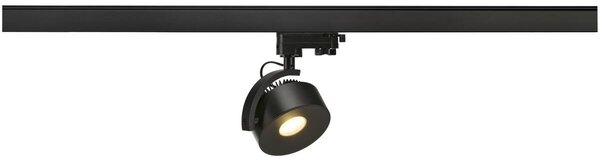 LA 152600 KALU TRACK LEDDISK pro tříokr. lištu černá 230V COB LED 12W 85° - BIG WHITE (SLV)