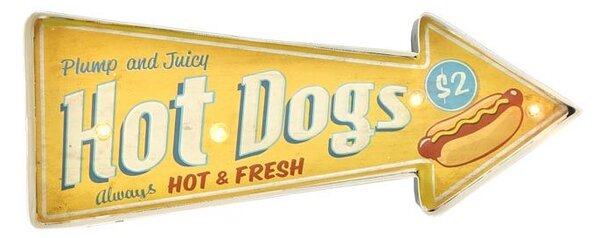 Světelný LED nápis Hotdogs
