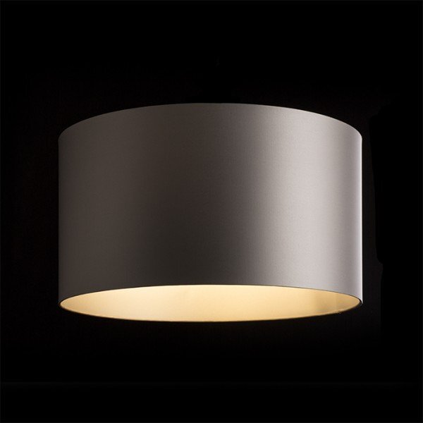 RED R11585 RON 55/30 stínidlo Monaco holubí šeď / stříbrné PVC max. 23W - RED - DESIGN RENDL