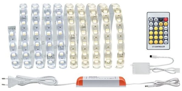P 70624 MaxLED Tunable White - základní sada izolovaná 3m 20W, ovládání bílého světla - PAULMANN