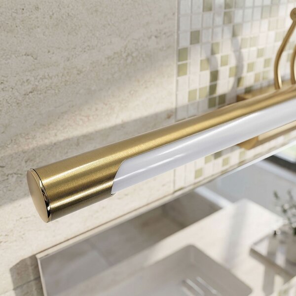 Toolight Rea, Koupelnové nástěnné LED svítidlo SWE024-1W 80cm Brush Gold, OSW-20123