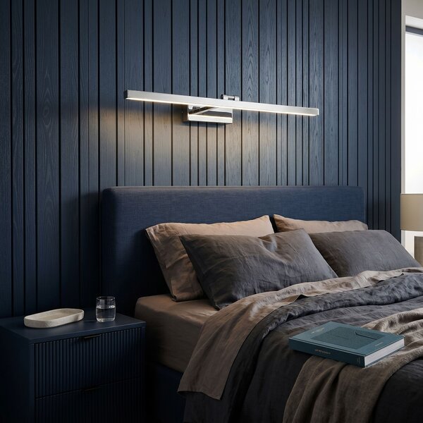 Toolight Rea, Koupelnové nástěnné LED svítidlo APP1859-1W 80 cm Chrome, OSW-66012