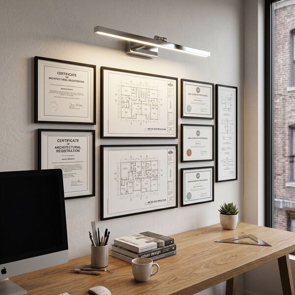 Toolight Rea, Koupelnové nástěnné LED svítidlo APP1859-1W 80 cm Chrome, OSW-66012
