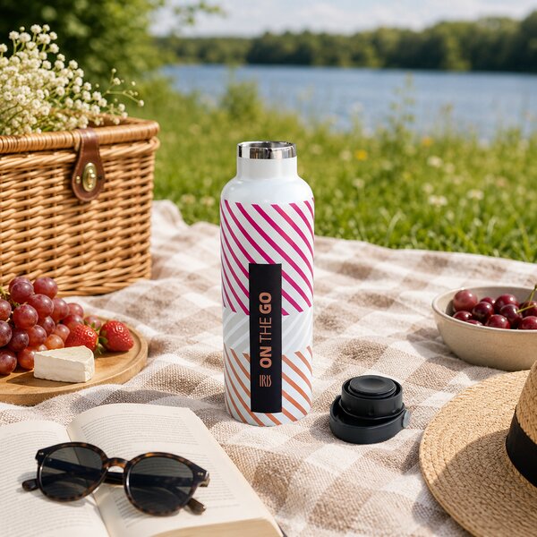Termoláhev On the Go, 750ml, Iris Barcelona, fuchsiová