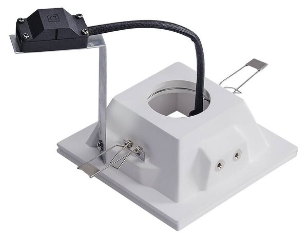 LA 148071 PLASTRA typu downlight, GU10, hranaté, bílá sádra - BIG WHITE (SLV)