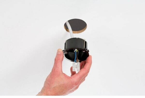 P 92496 Zápustný adaptér pro závěsná svítidla bílý, průměr montážního otvoru 68mm - PAULMANN