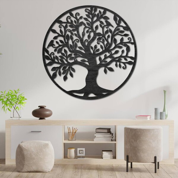 Závěsná dekorace na zeď - strom života | KERK: HDF - Javor 40 cm 4325-78718 FB-HDF0206