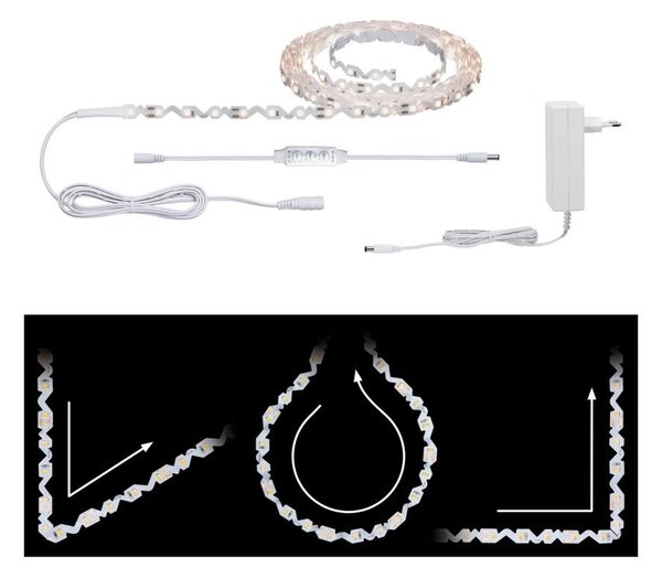 P 78963 FlexLED 3D základní sada 5m teplá bílá - PAULMANN