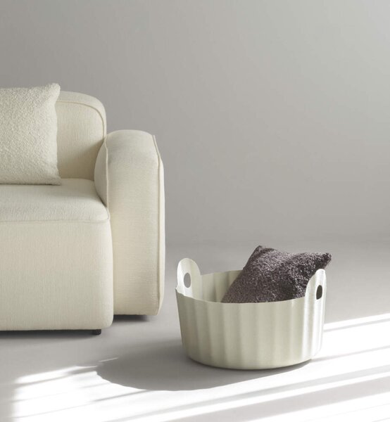 Normann Copenhagen Úložný koš Colu, cream