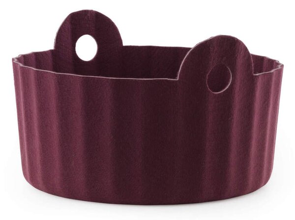 Normann Copenhagen Úložný koš Colu, burgundy