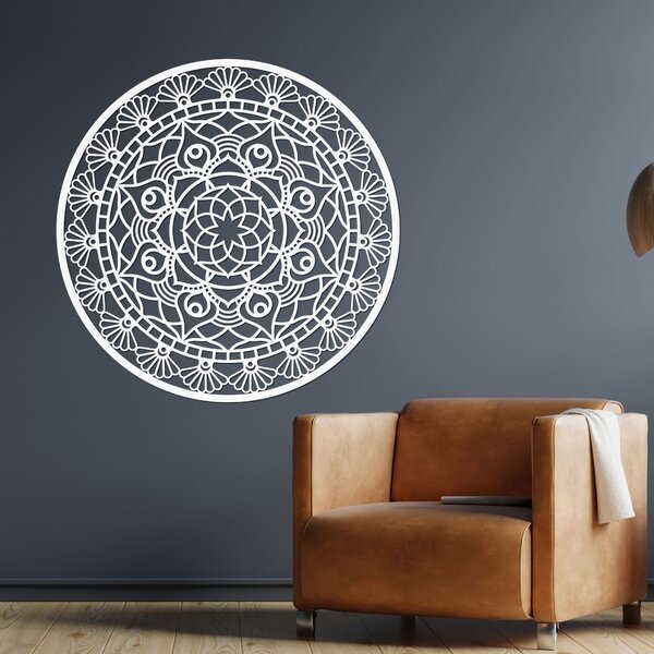 SENTOP | Dřevěná mandala harmonie – Elegantní dekorace na zeď I SENTOP HDF0176