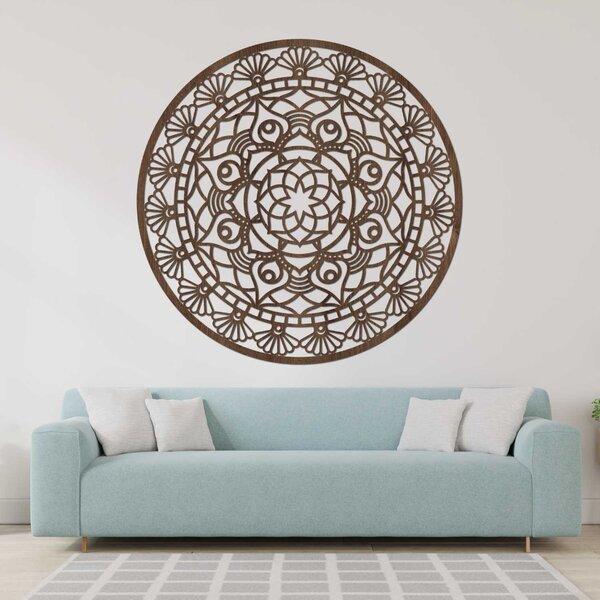 SENTOP | Dřevěná mandala harmonie – Elegantní dekorace na zeď I SENTOP HDF0176