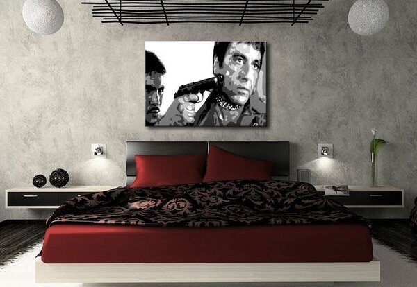 Ručně malovaný obraz POP Art AL PACINO 1 kus al20