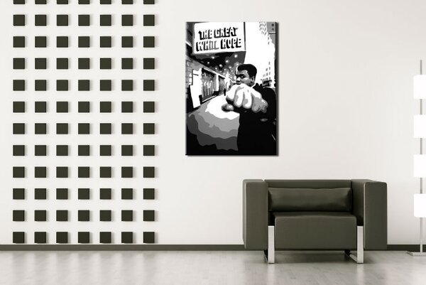 Ručně malovaný obraz POP Art Muhamad Ali 1 kus ali1