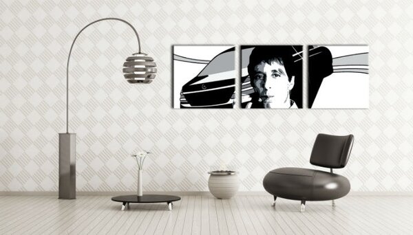 Ručně malovaný obraz POP Art AL PACINO 3 díly al9