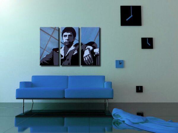 Ručně malovaný obraz POP Art AL PACINO 3 díly al19