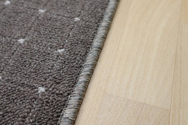 Condor Carpets, Kusový koberec Udinese hnědý, 57x120, hnědá, chodba / předsíň