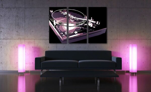 Ručně malovaný obraz POP Art DJ 3dílný DJ