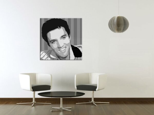 Ručně malovaný obraz POP Art Elvis Presley 1 kus el3