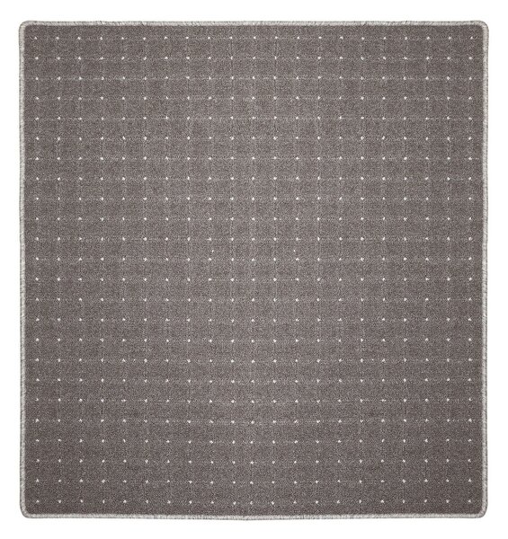 Condor Carpets Kusový koberec Udinese hnědý čtverec - 200x200 cm