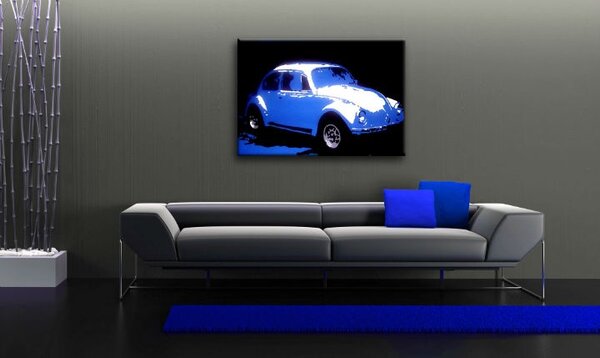 Ručně malovaný obraz POP Art Volkswagen Beetle 1 díl k