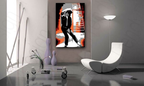 Ručně malovaný obraz POP Art Michael Jackson 1 kus mj4