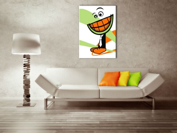 Ručně malovaný obraz POP Art MELOUN 1 kus meloun