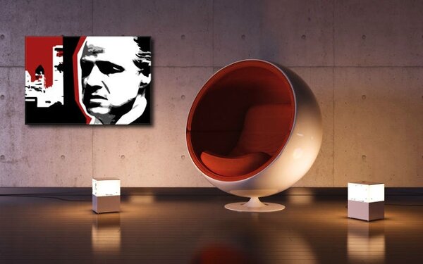 Ručně malovaný obraz POP Art Marlon Brando 1 kus mb8