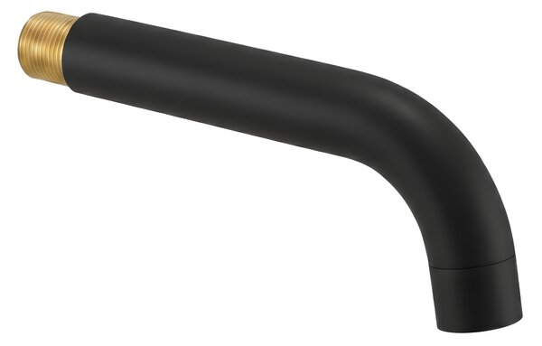 Výtokové rameno pro podomítkovou baterii Rea Lungo 16 cm Black