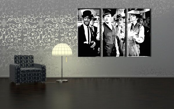 Ručně malovaný obraz POP Art Rat Pack, 3 kusy, rp