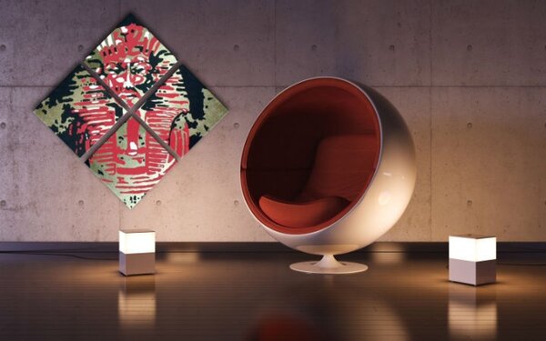Ručně malovaný obraz POP Art Tutan Chamon ze 4 kusů zde