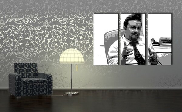 Ručně malovaný POP Art Kancelář, 3dílný obrázek